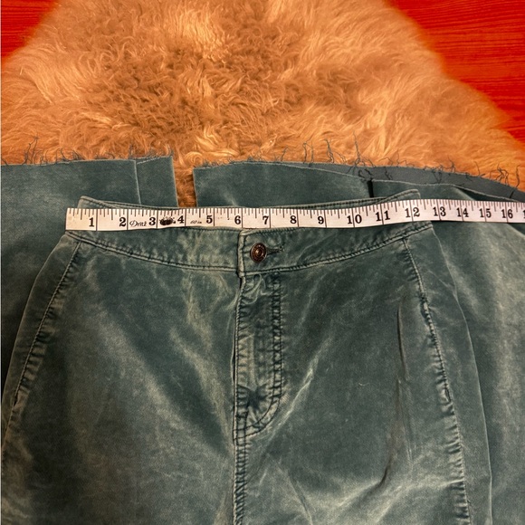 Free People Teal Flare Pants - Picture 4 of 5